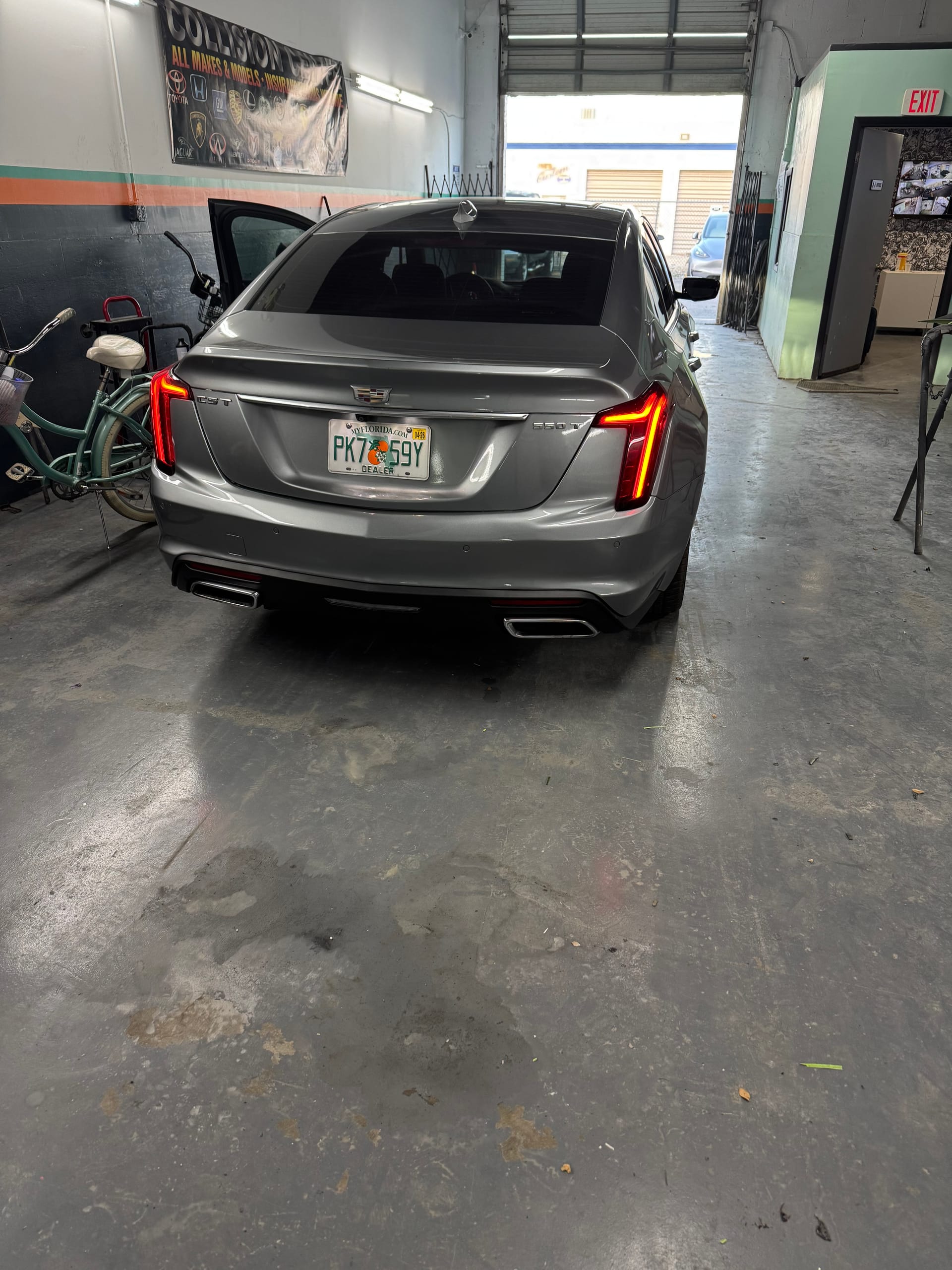 The same CT5 with the rear end rebuilt and refinished